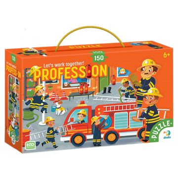 Puzzle pentru copii Dodo - Pompier, 150 piese