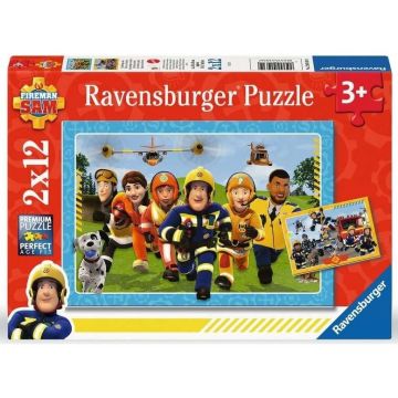 Puzzle pentru copii Ravensburger din 2 x 12 piese - Servicii de salvare