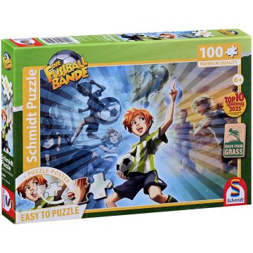 Puzzle pentru copii Schmidt din 100 piese - Banda de fotbal: Spirit de luptă