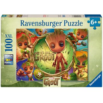 Puzzle Ravensburger din 100 XXL piese - Noi suntem Groot