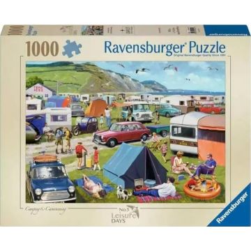 Puzzle Ravensburger din 1000 de bucăți  - Camping