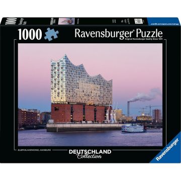 Puzzle Ravensburger din 1000 de bucăți  - Filarmonica din Hamburg