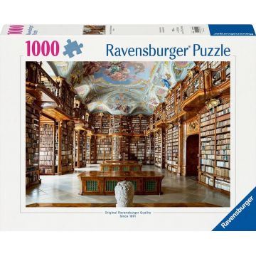 Puzzle Ravensburger din 1000 piese - Biblioteca de la Mănăstirea Sf. Florian, Austria