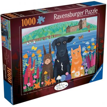 Puzzle Ravensburger din 1000 piese - Distracție la Castelul Ellen Donan