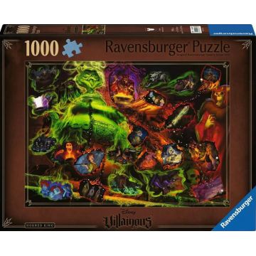 Puzzle Ravensburger din 1000 piese - Regele cu coarne