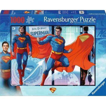 Puzzle Ravensburger din 1000 piese - Superman, ultimul fiu al lui Krypton