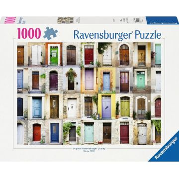 Puzzle Ravensburger din 1000 piese - Uși frumoase în Provence