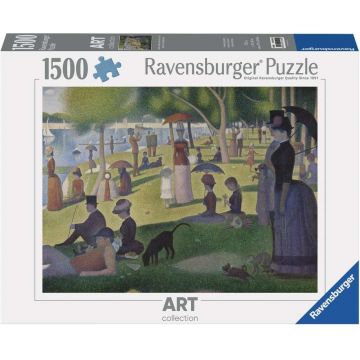 Puzzle Ravensburger din 1500 de bucăți- Duminică după-amiază pe insula Grand Jatte