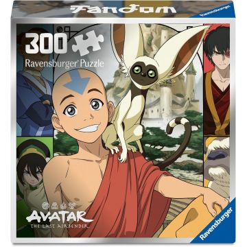 Puzzle Ravensburger din 300 piese - Avatar: Maestrul celor Patru Elemente
