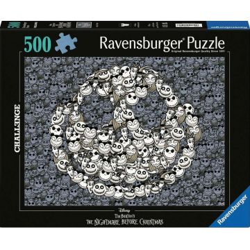 Puzzle Ravensburger din 500 piese - Coșmarul dinaintea Crăciunului