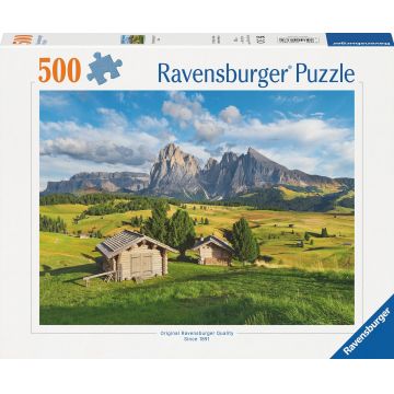 Puzzle Ravensburger din 500 piese - Dolomiții