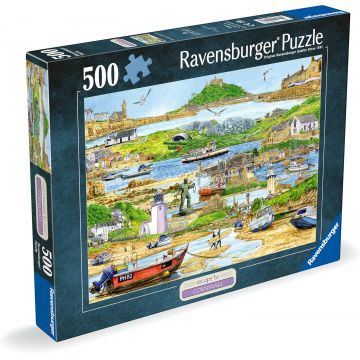 Puzzle Ravensburger din 500 piese - Evadare în Cornwall