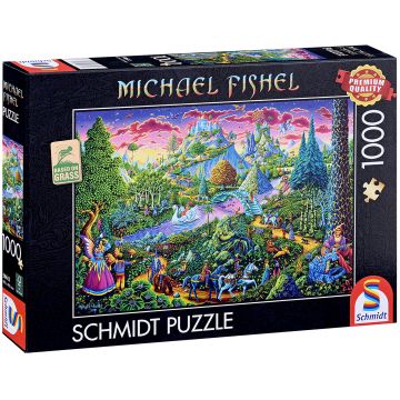 Puzzle Schmidt din 1000 piese - Lumea fantastică a basmelor