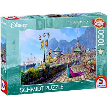 Puzzle Schmidt din 1000 piese - Sărbătoare în Arendelle
