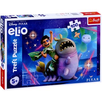 Puzzle Trefl din 100 piese - Elio și aventura spațială