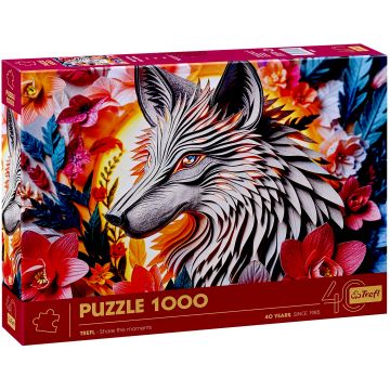 Puzzle Trefl din  1000 de piese    - 3D Lup