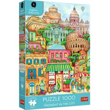 Puzzle Trefl din  1000 de piese    - Miezul nopții la Roma