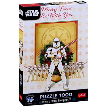 Puzzle Trefl din  1000 de piese    - Star Wars: Patrula de Crăciun