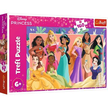 Puzzle Trefl din 160 piese - Prințese adevărate