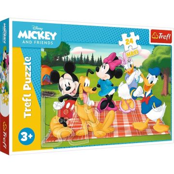 Puzzle Trefl din 24 maxi piese - Iubitul Mickey Mouse