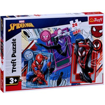 Puzzle Trefl din 24 maxi piese - Simțurile lui Spiderman