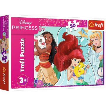 Puzzle Trefl din 30 piese- Frumoasele și curajoasele prințese Disney