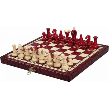 Şah Sunrise - King's Chess Small, rosu