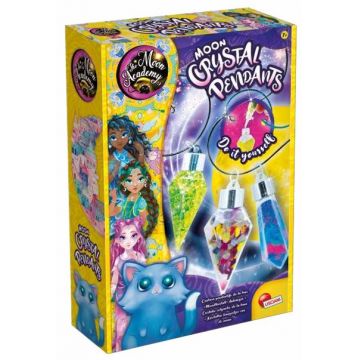 Set creativ Lisciani Giochi Moon Academy - Medalioane cu sclipici DIY