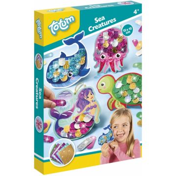 Set creativ Totum - Decorează-ți propriile animale acvatice