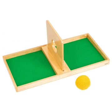 Set de joacă Smart Baby - Placă Montessori, cu bilă tricotată