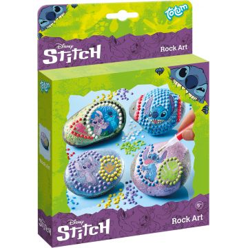 Set pentru decorarea pietrelor Totum - Stitch, 4 buc