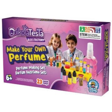 Set științific Nikola Tesla - Creează-ți propriul parfum, 23 piese