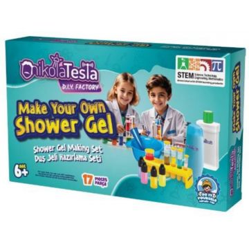 Set științific Nikola Tesla - Gel de duș DIY
