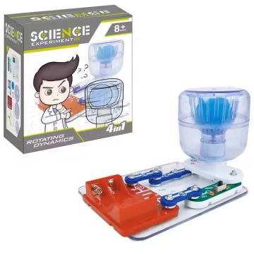 Set științific Smart Baby - Circuit electric și dinamică rotațională, 20 piese