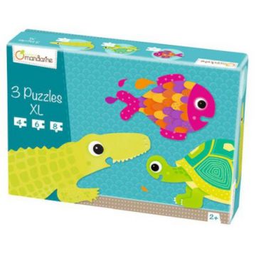 3 xl puzzles, scaled creatures
