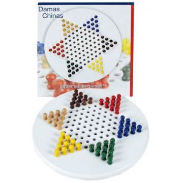 Chinesse checkers in white color
