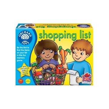 Joc educativ in limba engleza Lista de cumparaturi SHOPPING LIST