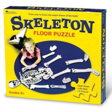 Puzzle de podea - schelet