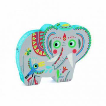 Puzzle Djeco Elefantul asiatic
