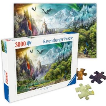 PUZZLE DOMNIA DRAGONILOR, 3000 PIESE PUZZLE DOMNIA DRAGONILOR, 3000 PIESE