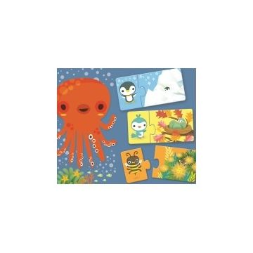 Puzzle duo Djeco  Ascunselea