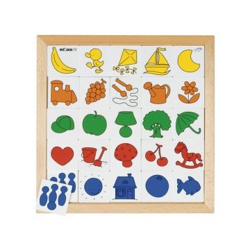 Puzzle educativ Asociaza culorile