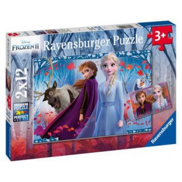 PUZZLE FROZEN II, 2x12 PIESE