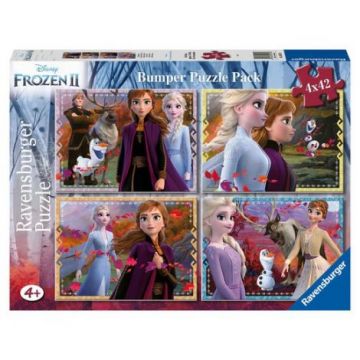 PUZZLE FROZEN II, 4x42 PIESE