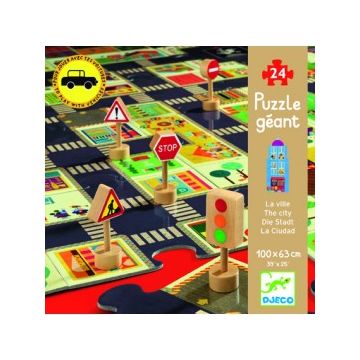 Puzzle gigant Djeco Orașul