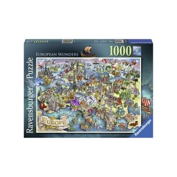 Puzzle minunile europei 1000 piese