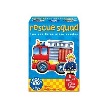 Set 6 puzzle Echipa de salvare (2 si 3 piese) RESCUE SQUAD