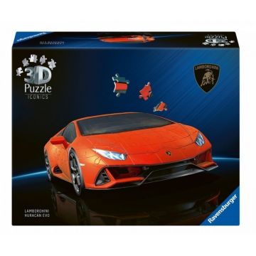 3D Puzzle  Ravensburger din 108 piese - Lamborghini Huracan