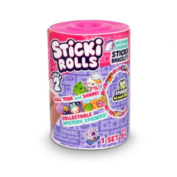 Brățară cu stickere Sticki Rolls - Serie 2, sortiment