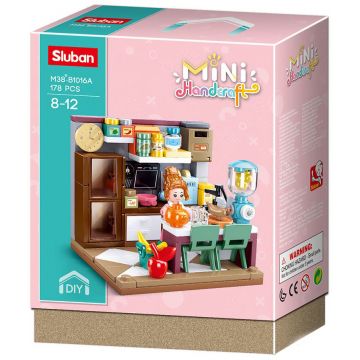 Constructor Sluban Girl's Dream - Mini Handcraft, bucătărie, 178 piese